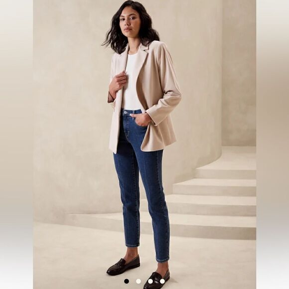 Banana Republic sz 4 or 6 High Rise, Ankle length Skinny Jeans size like new! - Picture 1 of 11